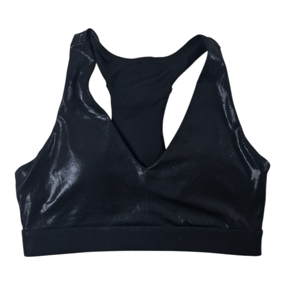 Fableticd Shiney Razorback Women's Black Sports Bra